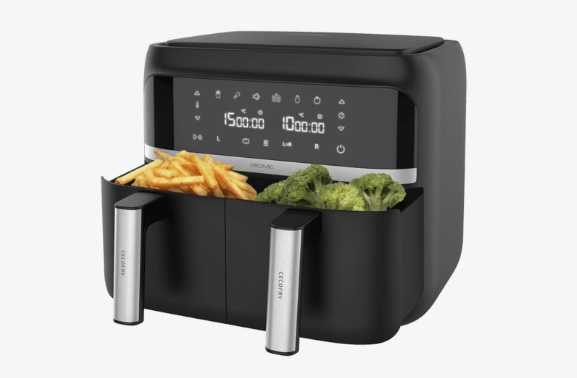 freidora de aire dual cecotec